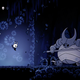 False Knight is the first boss, and can be tricky if you aren’t used to this kind of fight. The key is to run under him when he jumps up, then get in a few hits before pulling back. Be patient and remember to jump to avoid his ground-wave attack.